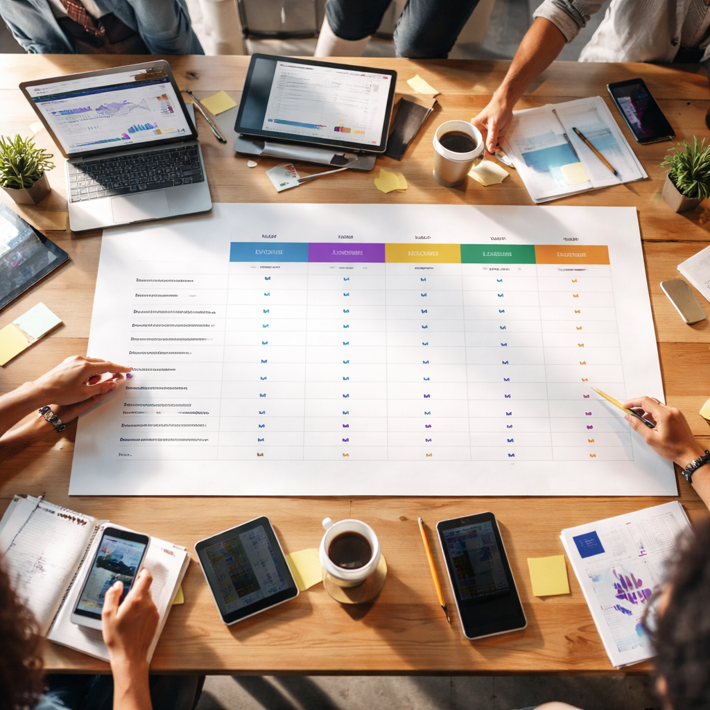 overview of Apollo marketing plans comparison chart